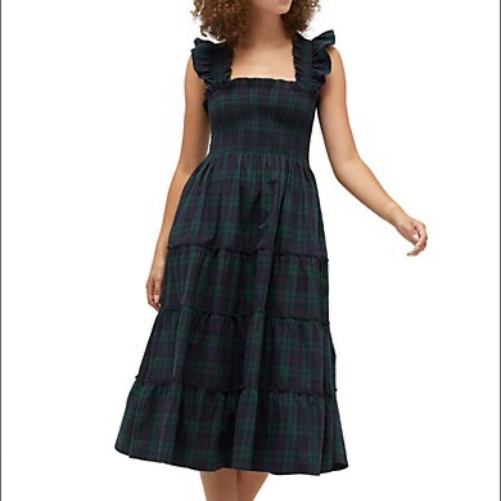 Hill House Ellie Nap Dress in Blackwatch Tartan